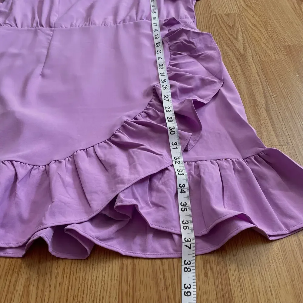 Lavender Ruffle Dress - Picture 9 of 10